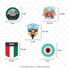 BDLS17 Küçük Boy 10lu Sticker Seti