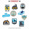 BDLS2 Küçük Boy 10lu Sticker Seti
