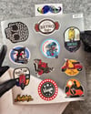BDLS22 Küçük Boy 10lu Sticker Seti