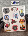 BDLS22 Küçük Boy 10lu Sticker Seti
