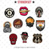 BDLS23 Küçük Boy 10lu Sticker Seti