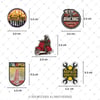 BDLS29 Küçük Boy 10lu Sticker Seti