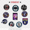 BDLS30 Küçük Boy 10lu Sticker Seti