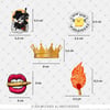 BDLS31 Küçük Boy 10lu Sticker Seti
