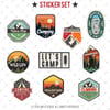BDLS7 Küçük Boy 10lu Sticker Seti