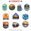 BDLS8 Küçük Boy 10lu Sticker Seti