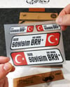 BT09 Isme Ozel Reflektif Kan Grubu Etiket Seti - Ozel Seri