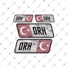 BT11 Reflektif 0 Rh Negatif (-) Kan Grubu Etiket Seti