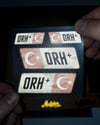 BT12 Reflektif 0 Rh Pozitif (+) Kan Grubu Etiket Seti