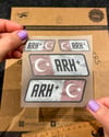 BT13 Reflektif A Rh Pozitif (+) Kan Grubu Etiket Seti