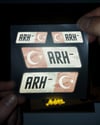 BT14 Reflektif A Rh Negatif (-) Kan Grubu Etiket Seti