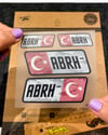 BT18 Reflektif AB Rh Negatif (-) Kan Grubu Etiket Seti