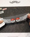 BT21 Reflektif Kanat Desenli 0 Rh Pozitif (+) Kan Grubu Etiket Seti