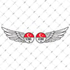 BT21 Reflektif Kanat Desenli 0 Rh Pozitif (+) Kan Grubu Etiket Seti