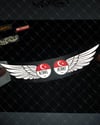 BT23 Reflektif Kanat Desenli A Rh Negatif (-) Kan Grubu Etiket Seti