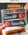 BT60 Kamuflaj Desenli Isme Ozel Kan Grubu Etiket Seti