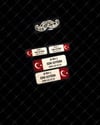 BT72 İsme Özel Reflektif Kan Grubu Etiket Seti Telefon Numarası Opsiyonlu