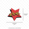 CEX10 Kick Cizgi Roman Efekti Etiketi