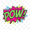 CEX13 Pow Cizgi Roman Efekti Etiketi