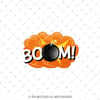 CEX15 Boom Cizgi Roman Efekti Etiketi
