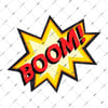 CEX3 Boom Cizgi Roman Efekti Etiketi