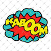 CEX8 Kaboom Cizgi Roman Efekti Etiketi