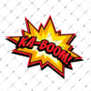 CEX9 Kaboom Cizgi Roman Efekti Etiketi