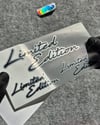 CHR11 Krom Seri Limited Edition Etiket Seti