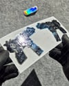CHR16 Krom Seri Gengsta Motifli Uzi Etiketi