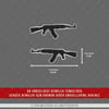 CHR18 Krom Seri Tüfek Etiketi İkili Set