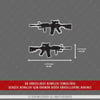 CHR19 Krom Seri Tüfek Etiketi İkili Set