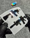 CHR19 Krom Seri Tüfek Etiketi İkili Set