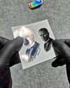 CHR23 Krom Seri İkili Atatürk Silüeti Etiket Seti