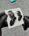 CHR23 Krom Seri İkili Atatürk Silüeti Etiket Seti