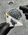CHR24 Krom Seri Kartal Kafasi Etiketi