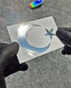 CHR6 Krom Seri Ay Yıldız Etiketi