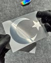 CHR6 Krom Seri Ay Yıldız Etiketi