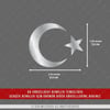 CHR6 Krom Seri Ay Yıldız Etiketi