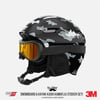 CMO402SS - Snowboard Kaski ve Board Kaplamaya Uygun 34 Parca Kucuk Boy Kamuflaj Seti