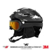 CMO408SS - Snowboard Kaski ve Board Kaplamaya Uygun 34 Parca Kucuk Boy Kamuflaj Seti