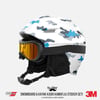 CMO410SS - Snowboard Kaski ve Board Kaplamaya Uygun 34 Parca Kucuk Boy Kamuflaj Seti