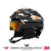 CMO412SS - Snowboard Kaski ve Board Kaplamaya Uygun 34 Parca Kucuk Boy Kamuflaj Seti