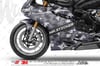 CMO702 Motosiklet Kaplamaya Uygun Pixel Kamuflaj Seti Soluk Beyaz-Gri-Fume Renk