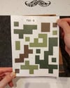 CMO710 Motosiklet Kaplamaya Uygun Pixel Kamuflaj Seti Yeşil - Koyu Yeşil - Kahverengi Renk