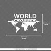 CSE1 World Crosser (Dunyayi Gezen) Yazili Etiket - YÜKSEK YAPIŞKANLI