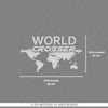 CSE1 World Crosser (Dunyayi Gezen) Yazili Etiket - Renk Seçenekli