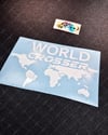 CSE1 World Crosser (Dunyayi Gezen) Yazili Etiket - YÜKSEK YAPIŞKANLI