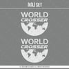 CSE10S İkili Set - World Crosser (Dunyayi Gezen) Etiketi - Mat Gumus Gri
