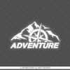 CSE13 Reflektif Adventure Yazılı Sticker