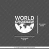 CSE17 Reflektif World Crosser (Dunyayi Gezen) Etiketi